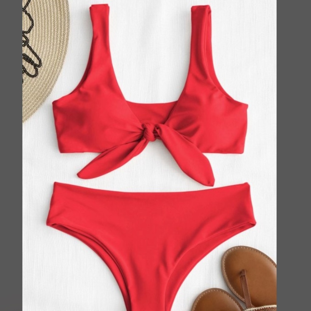 Zaful red bikini